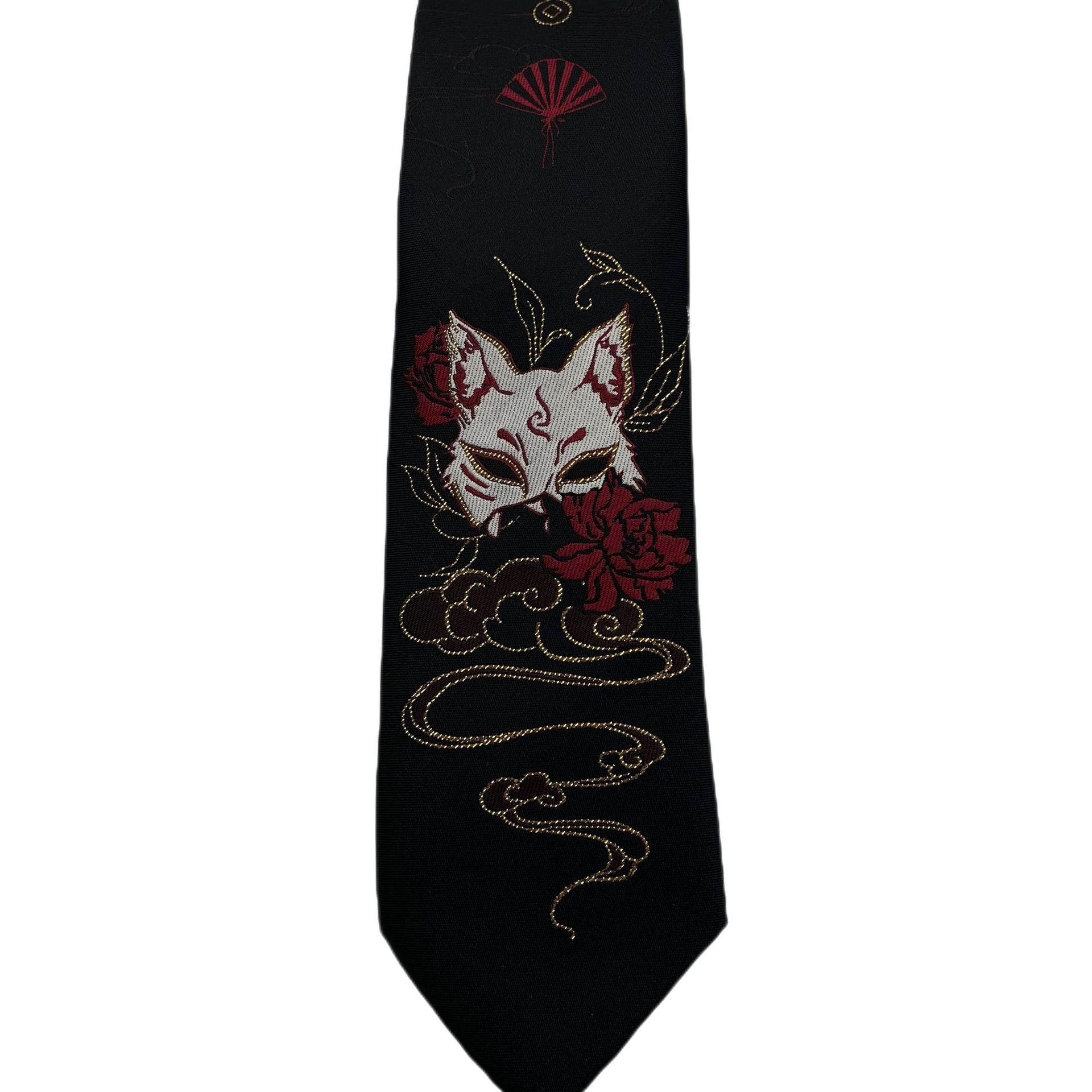 Picture of Second-dimensional Japanese Nine-tailed Fox Tie JKDK Uniform Shirt Hand-matched All-match Fashion Nine-tailed Fox Fairy Tie