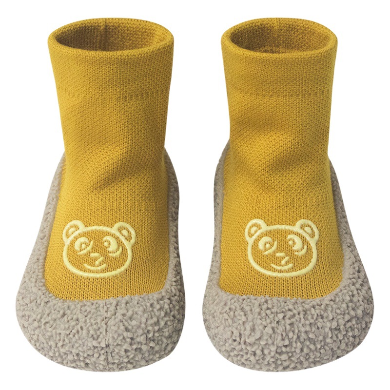 Baby Floor Socks Spring & Fall Thin Cartoon Cute Baby Toddler Shoes Indoor Soft Sole Shoes and Socks