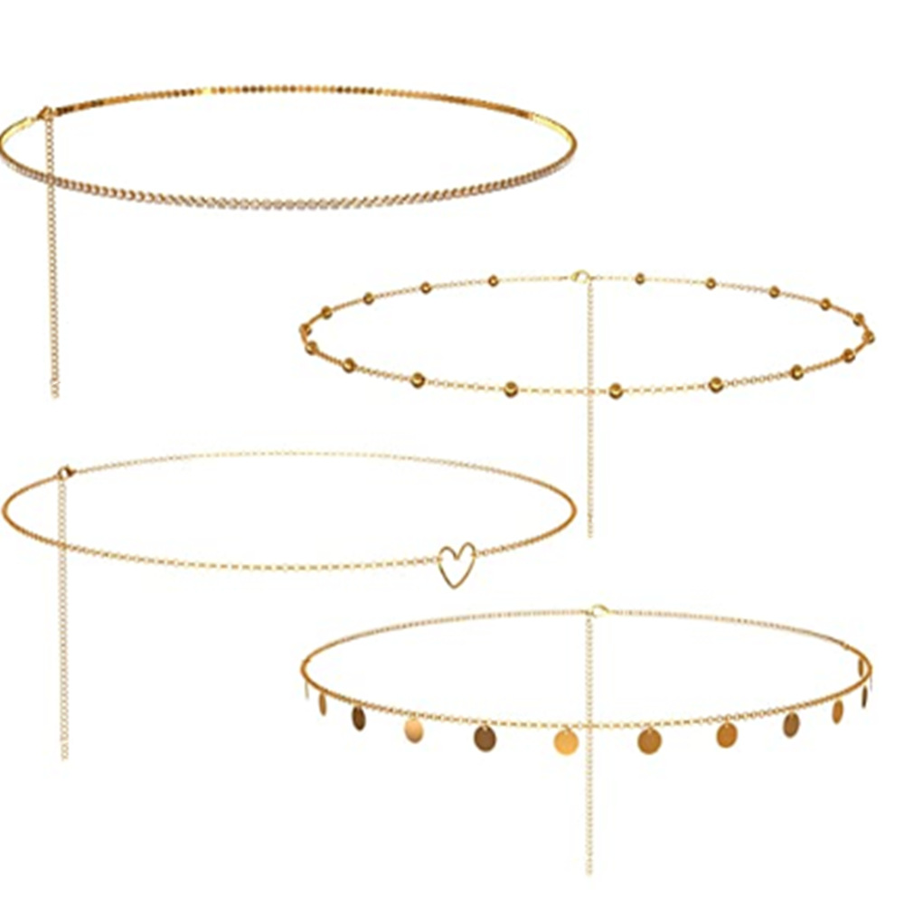 Europe and the United States cross-border jewelry sexy hot girl thin chain waist chain female Joker bikini beach body chain spot wholesale