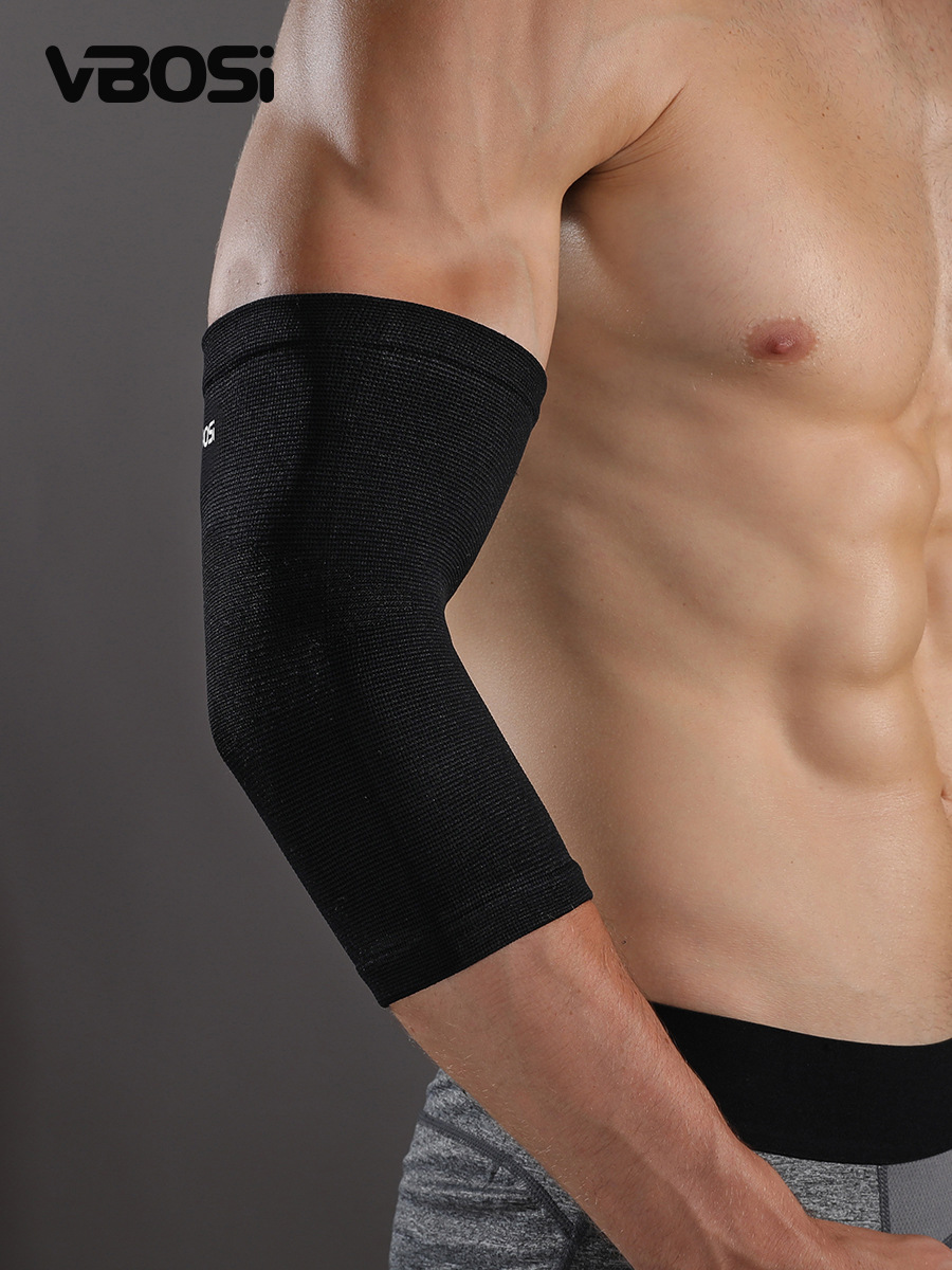 Vbosi Sports Elbow Pads Outdoor Weightlifting Basketball Volleyball Boxing Table Tennis Badminton Protective Gear Cross-Border Wholesale