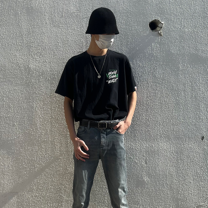Picture of Pin Buckle Belt Men's Young People Hong Kong-style Trendy Ins Simple Jeans Belt Unisex All-match Trouser Belt
