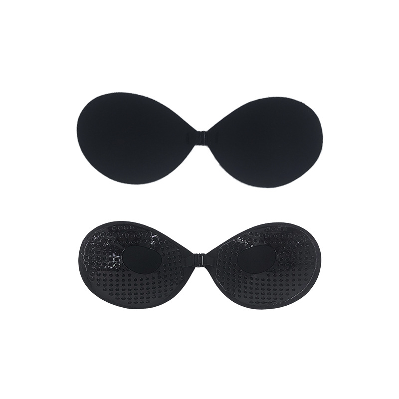 Picture of Cross-border Strapless Glossy Cloth Invisible Round Cup Push-up Breathable Silicone Breast Sticker Swimsuit Wedding Dress Breast Sticker Bra