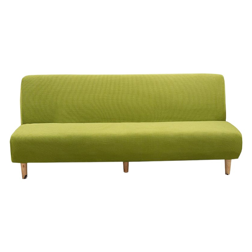 New solid color universal corn velvet sofa bed cover all-inclusive dust cover Japanese-style stretch waffle sofa cover wholesale