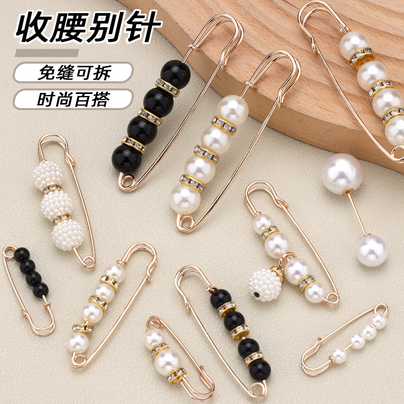 Picture of Pants Waist Pin Trousers Waist Big Change Small Artifact Anti-Exposure Clothing Shirt Accessories Small Fresh Brooch Jewelry