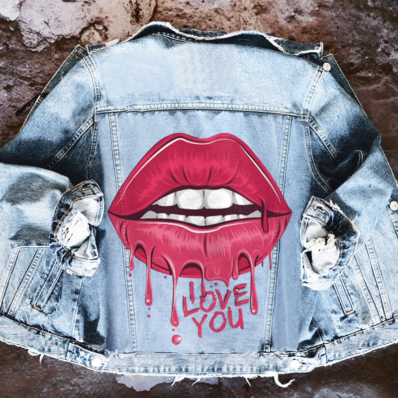 Picture of 1494 * European and American big lips fashion casual teenage denim coat women Amazon ebay new women's jacket