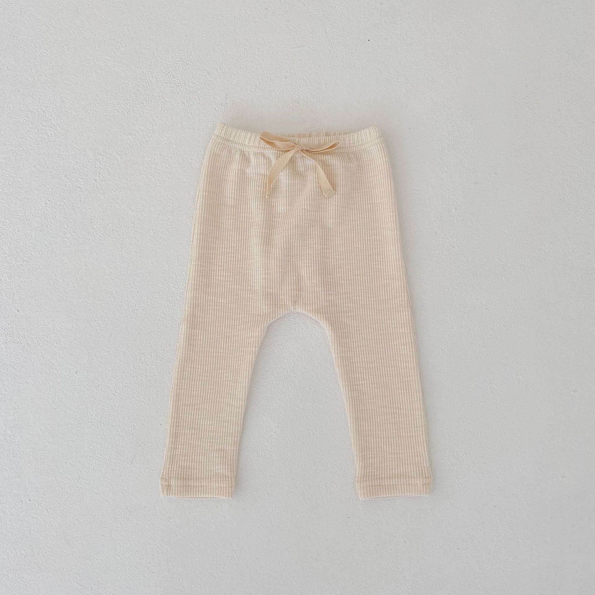 Picture of Ins 2025 New Autumn Clothing for Infants and Young Kidsren, Male and Female Babies, Large Pp Fashionable Cotton Pants, Bottoming Versatile Pants