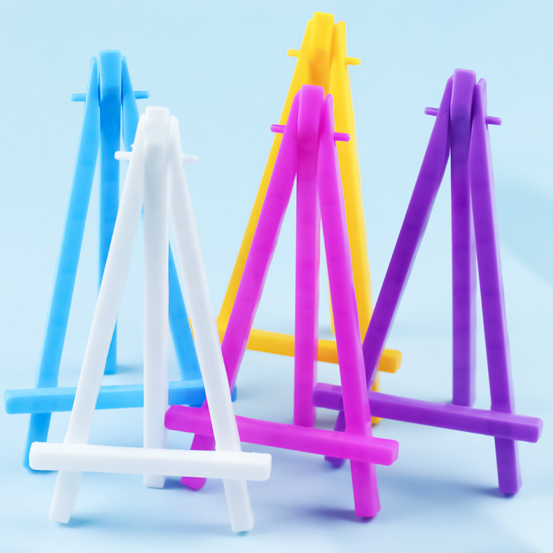 Picture of Manufacturer Wholesale Children's Colorful Plastic Display Easel Mini Student Small Tripod Picture Frame Photo Frame