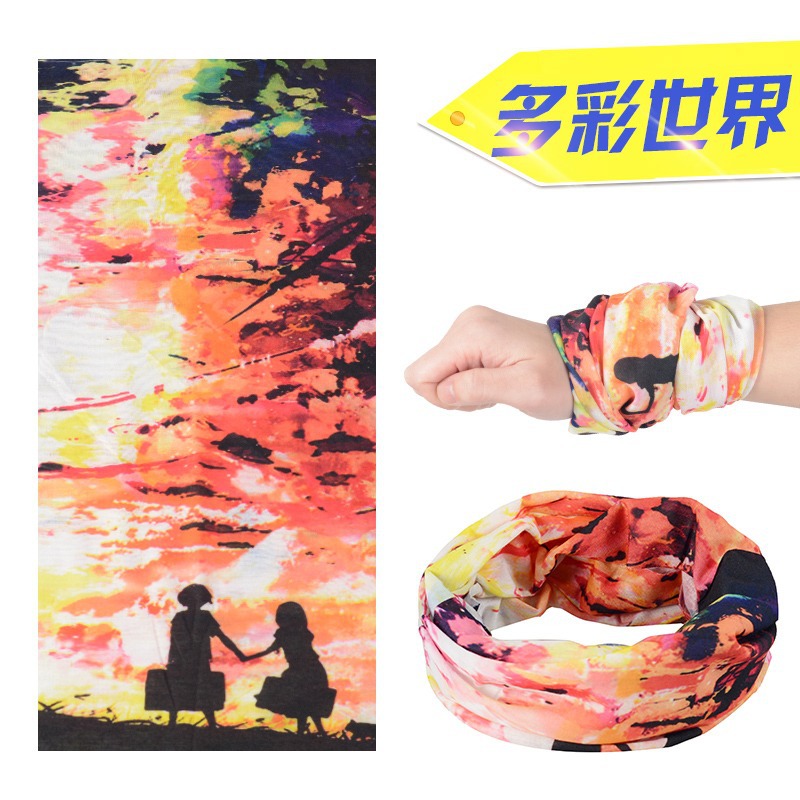 Picture of Magic Hood Face Scarf Men's Sports Outdoor Sunscreen Neck Protector Neck Sleeve Thin Women's Fishing Riding Varied Scarf