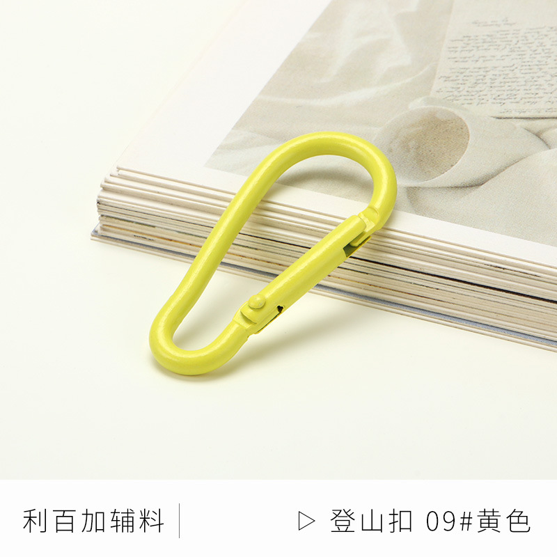 Picture of Color paint No. 5 gourd-shaped carabiner aluminum alloy jewelry accessories hand-adjusted water bottle keychain