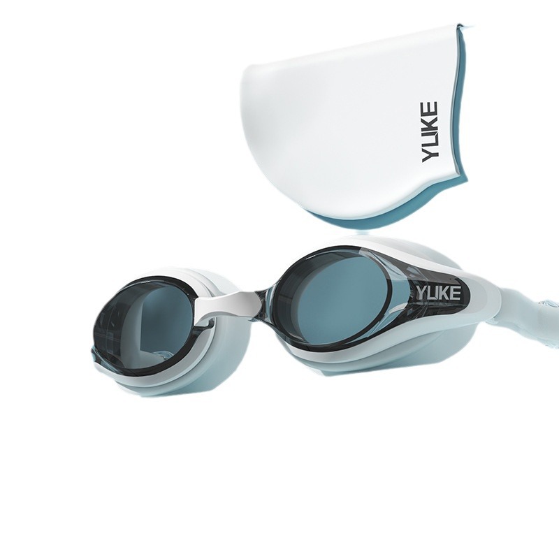 Picture of Swimming goggles women HD waterproof anti-fog myopia Degree Men's professional swimming glasses diving equipment wholesale