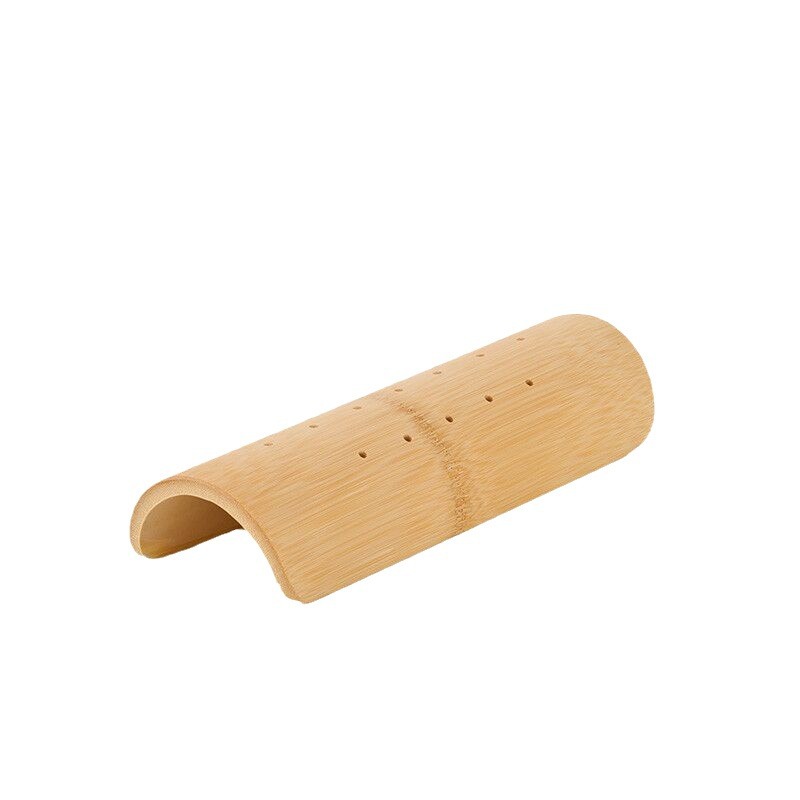 Picture of Cervical Pillow Natural Bamboo Pillow Repair Neck Pillow U-shaped Relief Neck Waist Pain Correction Bamboo Pillow