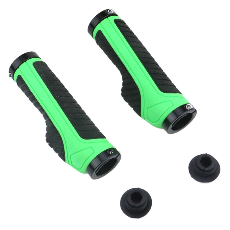 Mountain bike locking handle cover ergonomic design bicycle handle cover bilateral locking auxiliary handle riding parts