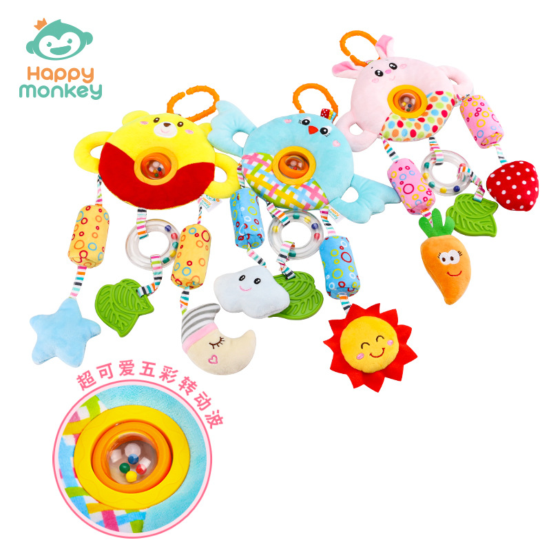 Picture of Happy Monkey Happy Monkey King Baby Toy Bed Hanging Wind Chime Rattle Infant Stroller Soothing Toy