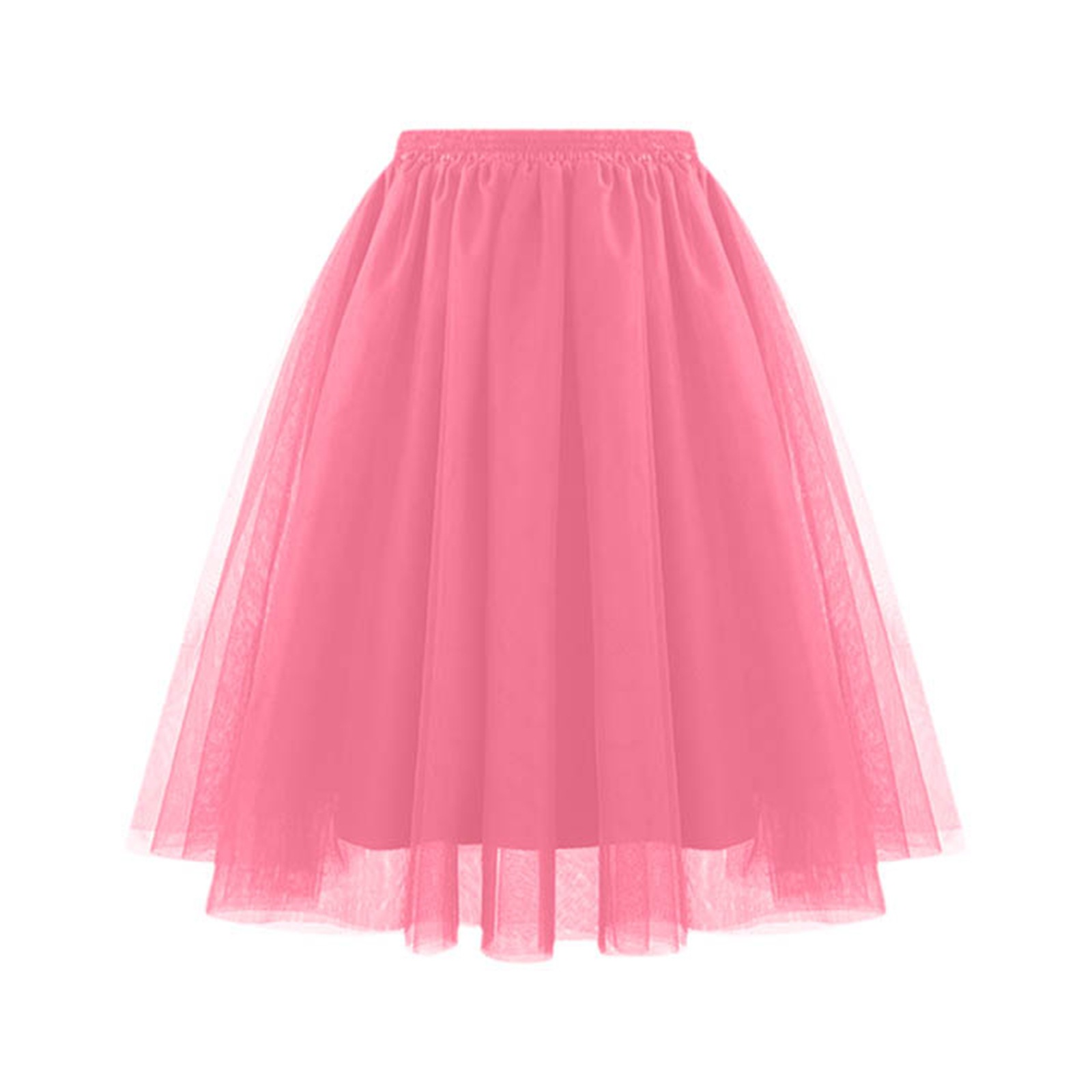 Picture of Amazon's New Skirt Women's Spring and Summer Trendy Fairy Style Large Size Mesh Tutu Skirt Large Size Slimming