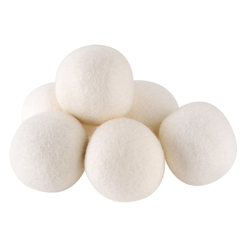 Wholesale felt ball wool drying ball anti-static clothes laundry ball drying ball cross border 6-7cm wool ball