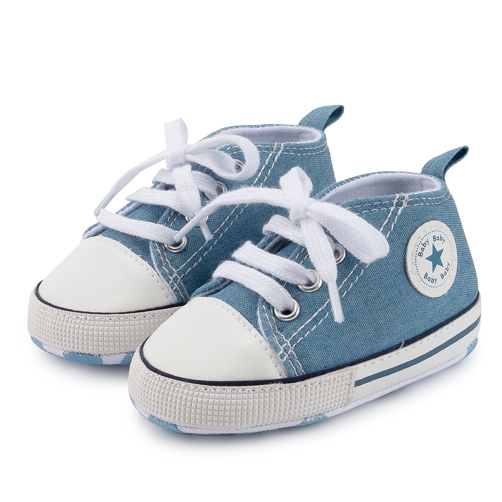 Picture of Amazon popular baby shoes baby shoes classic canvas shoes children's shoes soft bottom toddler shoes baby shoes