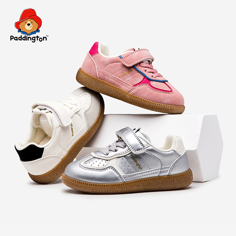 Paddington Bear 2025 Spring New Children's Toddler Shoes Boys Non-slip Capable Shoes Girls Shoes Kindergarten Shoes
