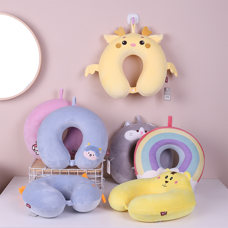 Picture of Cartoon animal slow rebound memory cotton U-shaped pillow leisure house office travel neck pillow neck pillow U-shaped pillow wholesale