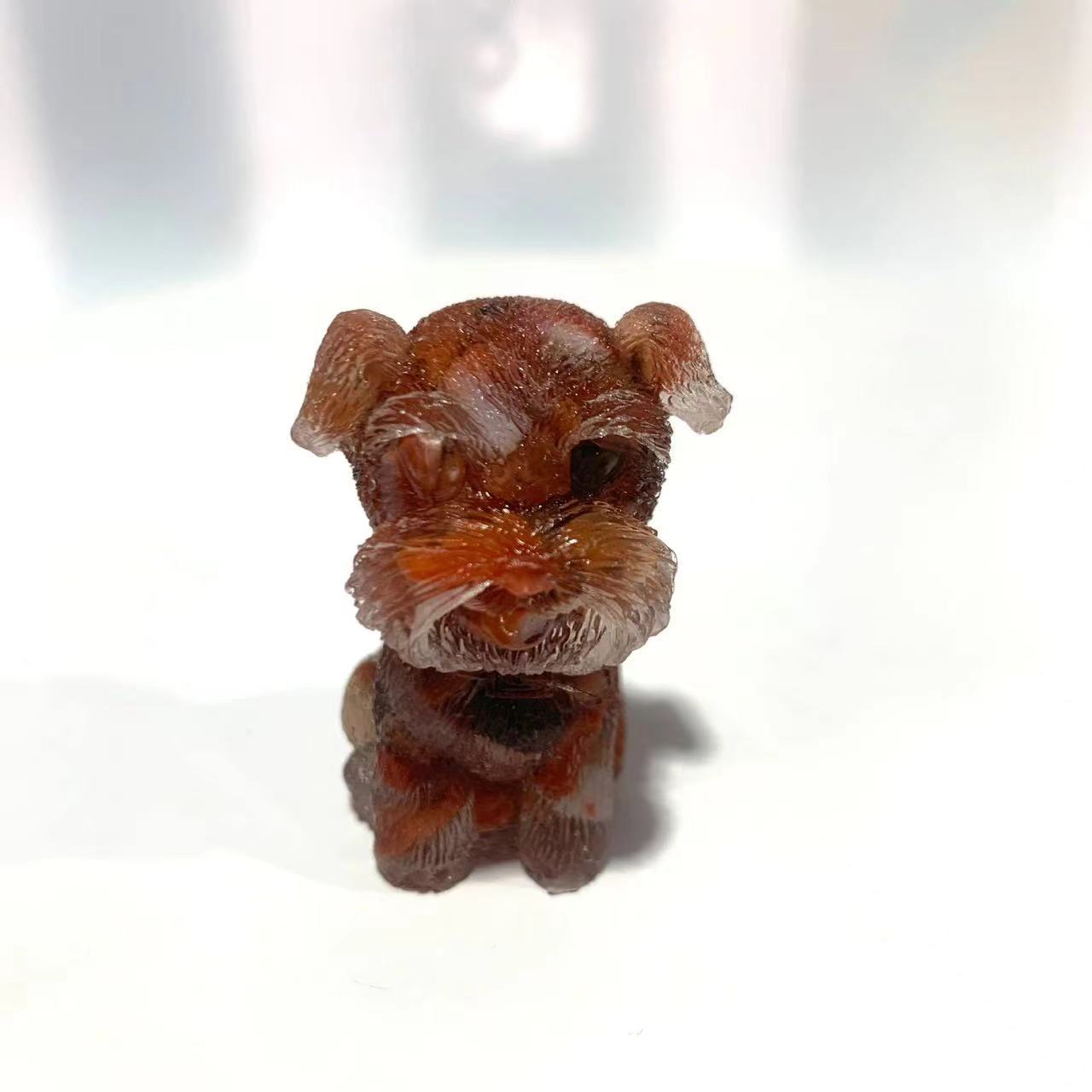 Picture of Natural Crystal Gravel Gum Drops Amethyst Schnare Dog Bean Crystal Ornaments Gift Crafts