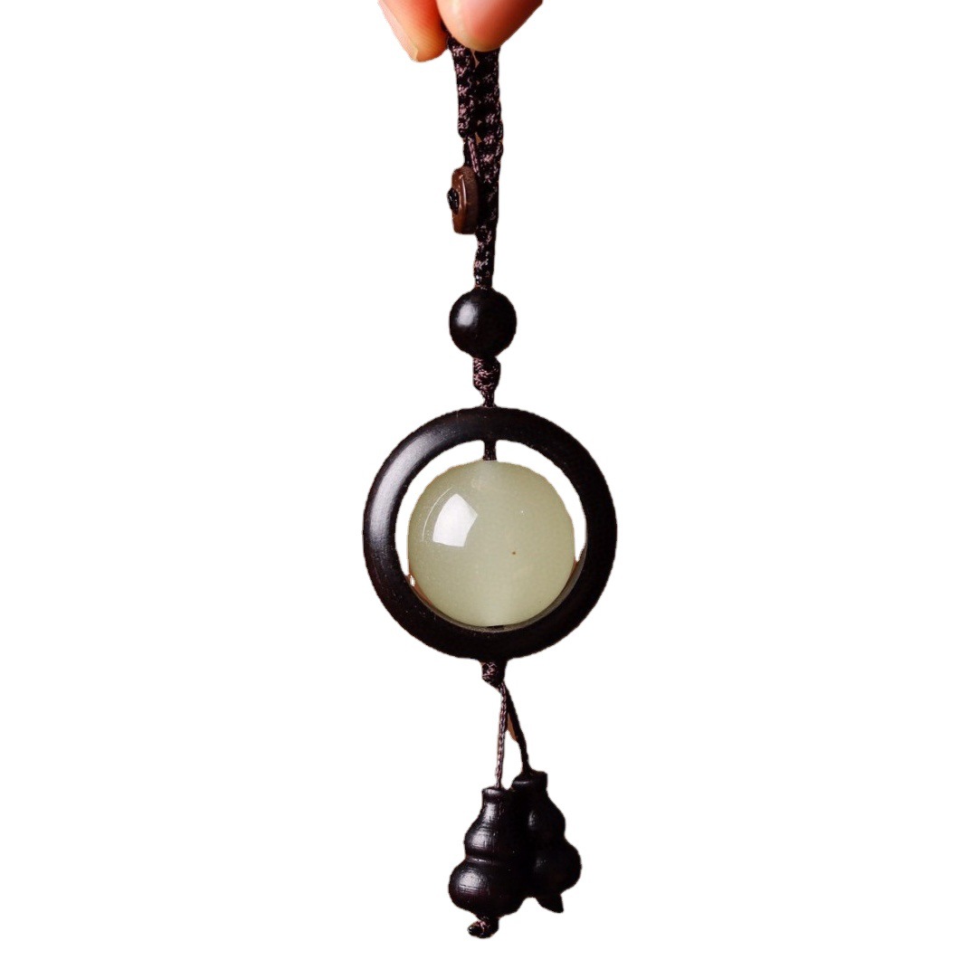 Keychain Accessories Lovers Rosewood Luminous Keychain for Boys and Girls Bag Pendant Car Keychain Hanging