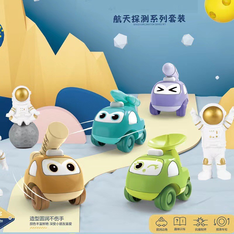 Picture of Shake the sound of the same children's cartoon space vehicle inertial sliding cartoon space vehicle model car gift toys wholesale