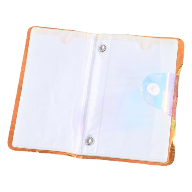 Pvc Transparent Card Holder Custom Logo Fashion Snap Card Holder Multi-Card Slot Business Card Holder Card Bag Bank Card Cosmetics Bag