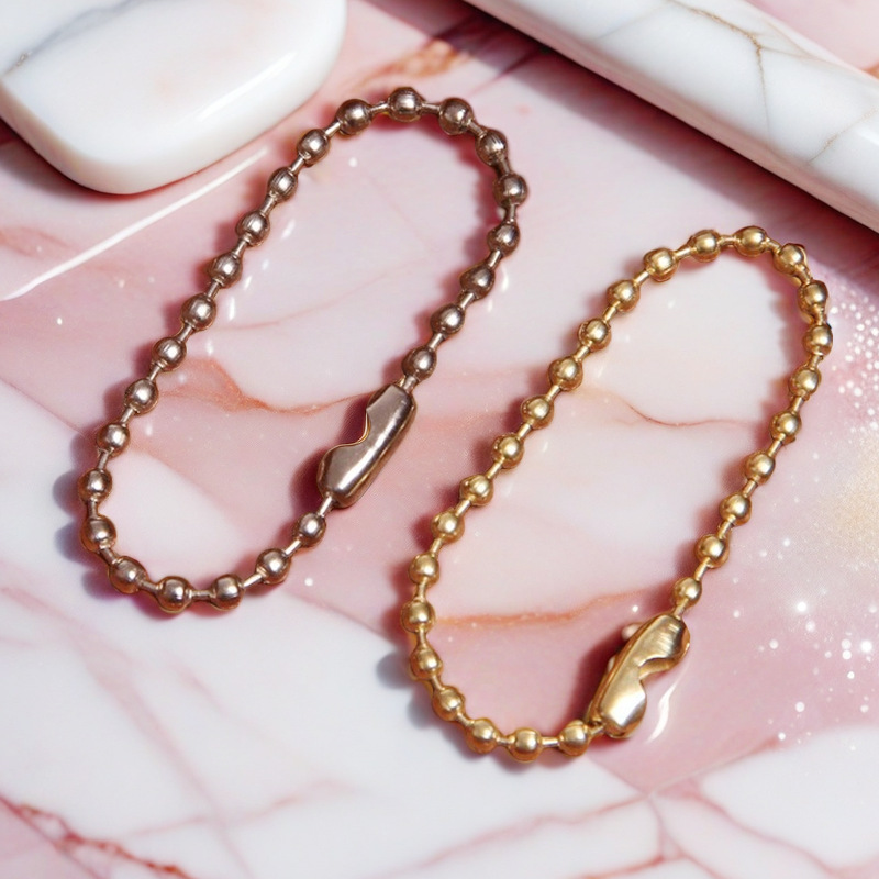 Clothing Accessories, Ropes, Clothes Hanging Ropes, Shoe Metal Hanging Beads, Luggage, Clothes Fixing Ropes, in Stock, Gold and Silver