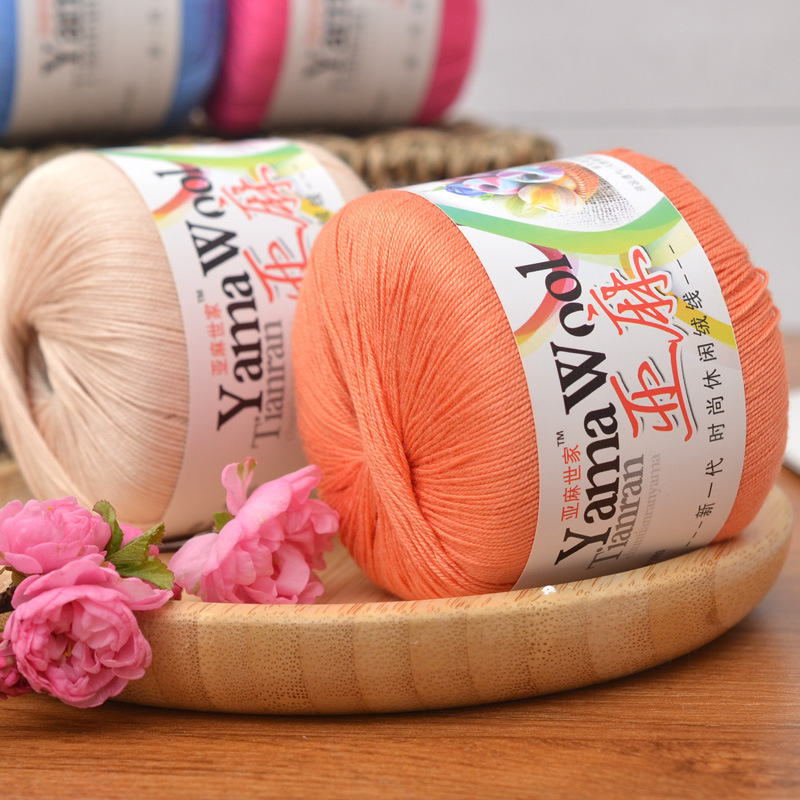 No. 5 lace thread flax thread lace thread cotton hand-woven crochet thread baby baby wool factory wholesale