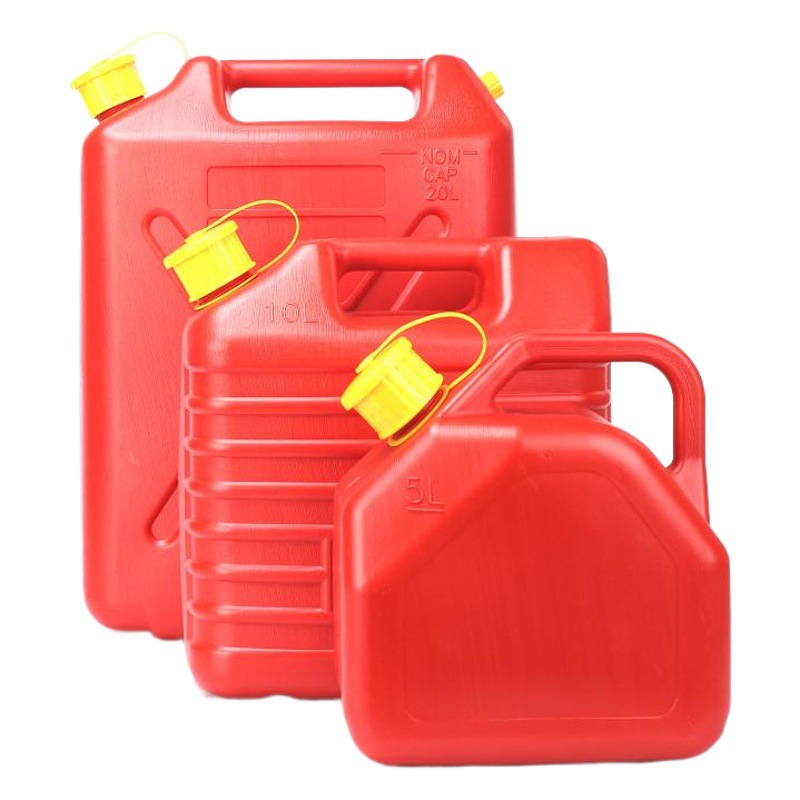 HDPE plastic gasoline barrel 20 liters 10 liters 5 liters car spare fuel tank fuel tank oil storage car water wine barrel