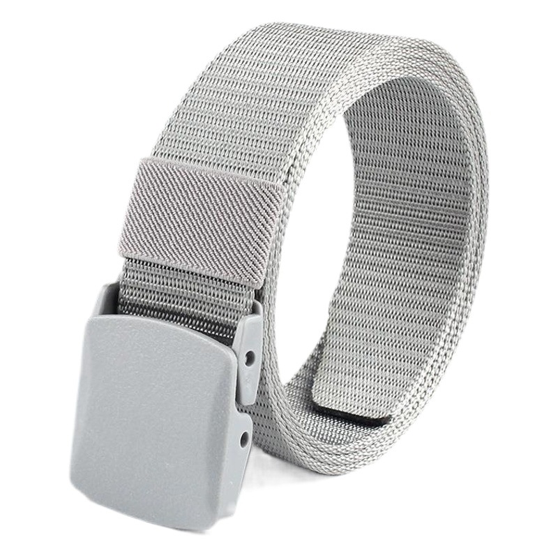 Men's Tactical Nylon Canvas Casual Belt Outdoor Training Electronics Factory Passed Security Inspection Iron-Free Tactical Belt in Stock