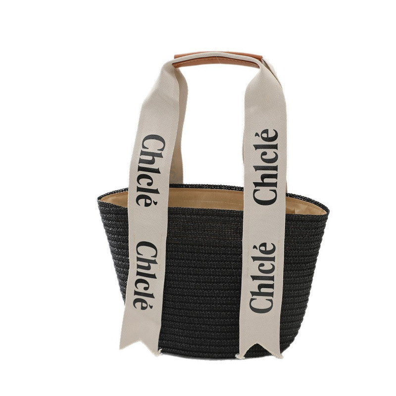 Picture of 2025 New Woven Shoulder Bag Women's Retro Fashion Ladies Bag Handbag Large Capacity Tote Bag