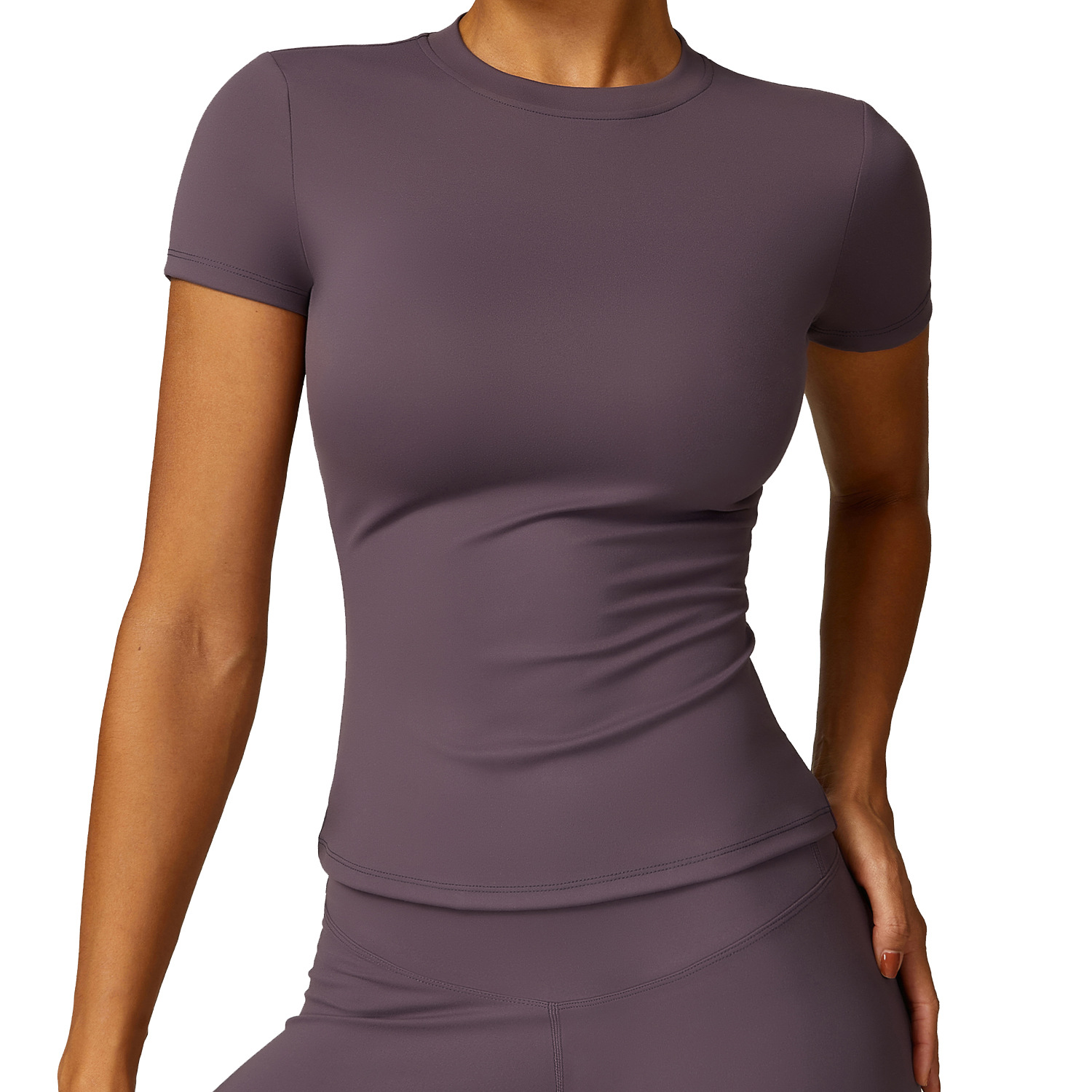 Picture of Zechuang spring T-shirt quick-drying yoga clothes short-sleeved fitness top blouse outdoor running sports short-sleeved female 8455