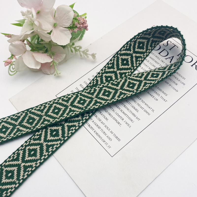 All-Match Jacquard Ribbon Ethnic Style Lace Accessories Shoes and Hats Wrapping Edge Strip Clothing Luggage Leather Hair Accessories Handmade X20