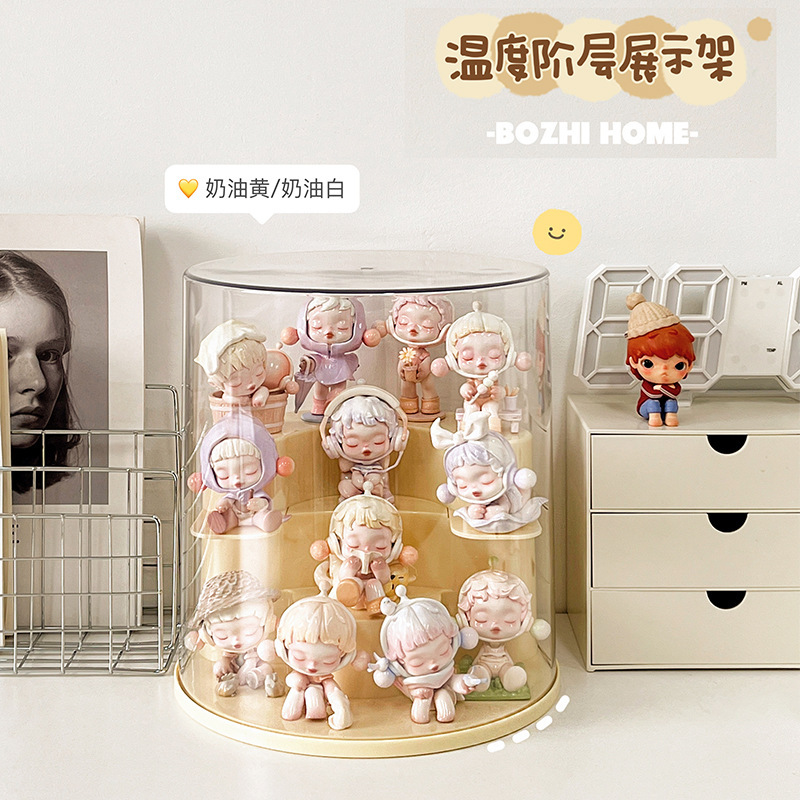 Picture of Bubble Mate Display Box Dustproof Lego Ornaments Hand-held Display Cabinet Blind Box Display Stand Storage Transparent Acrylic