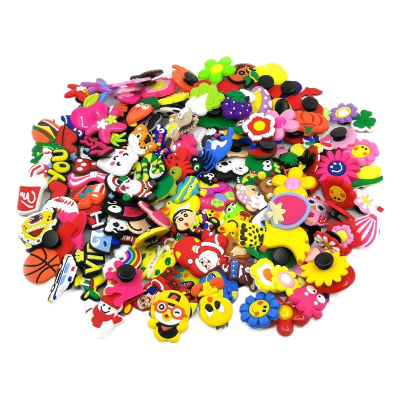 Special shoe flower shoe buckle accessories hole shoes packaging accessories cartoon garden shoes bracelet set 100PCs now