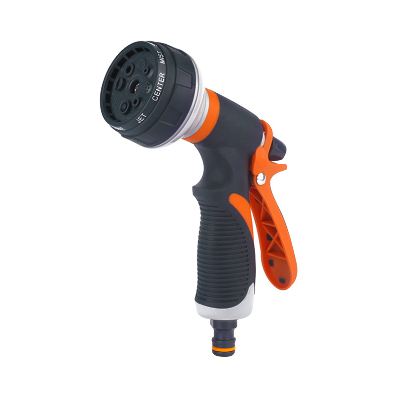 Picture of Amazon Hot Sale High Pressure Car Wash Water Gun Multi-function Adjusting Spray Gun Garden Watering ABS Glue 8 Function Water Gun