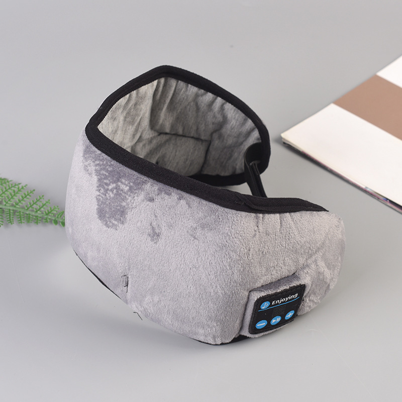 Picture of Cross-border 3D Bluetooth eye mask headset smart wireless music call ear mask breathable sleep artifact shading eye mask