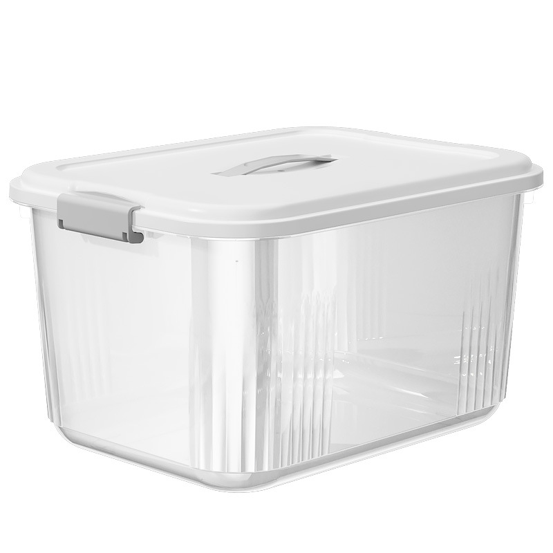 Picture of Transparent Storage Box Plastic Box with Lid Satchel Storage Box Large and Small Clothing Storage Box Organizer Box with Lid