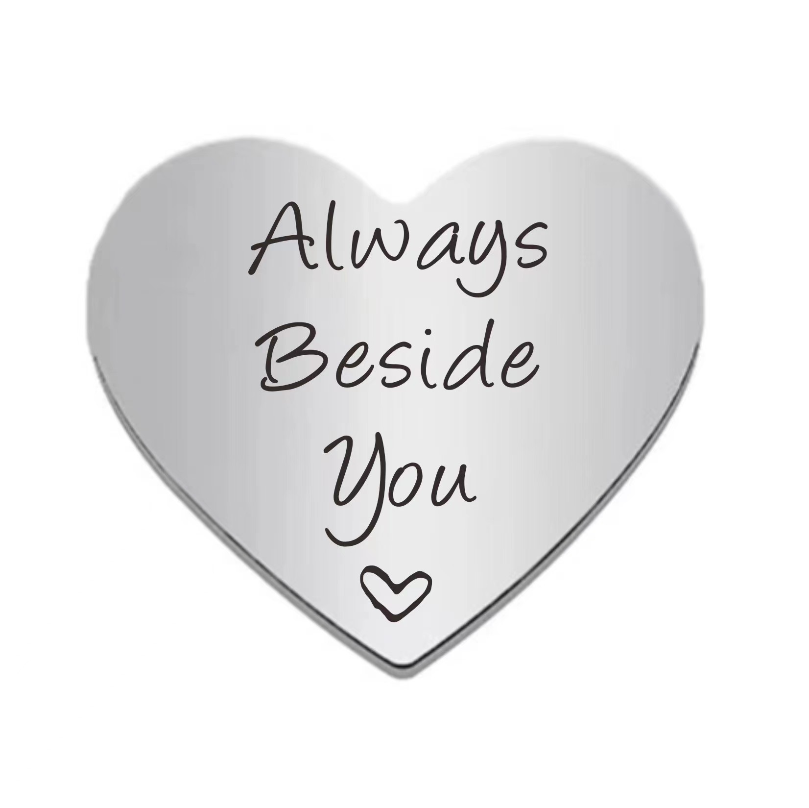 Picture of Cross-border hot-selling creative European and American stainless steel pocket lucky coins for male and female friends commemorative gifts lettering wholesale