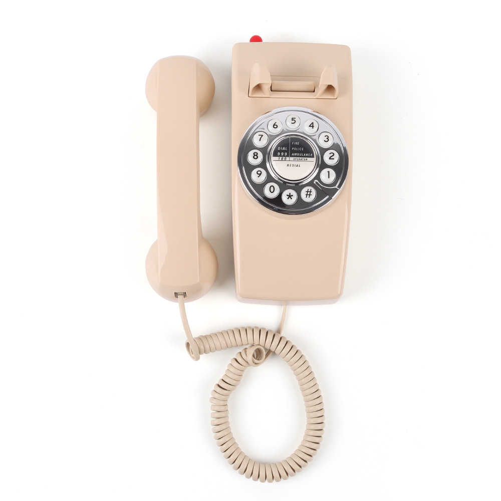Cross-border new antique fixed wall phone home office fixed landline retro phone wholesale manufacturers