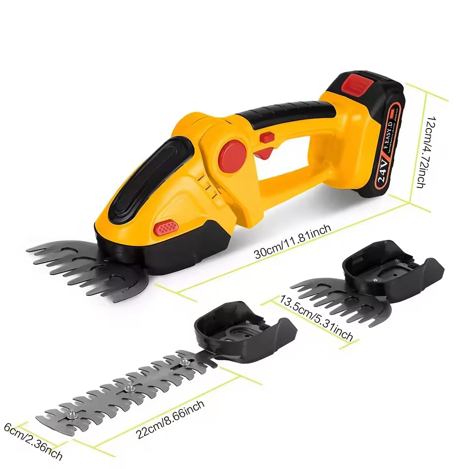 Wireless Rechargeable Trimmer One-Handed Electric Hedge Trimmer Pruning Grass Hedge Trimmer Green Belt Gardening Pruning