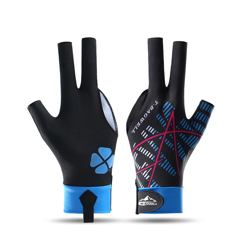 Picture of Billiards Gloves Professional Table Tennis Special Three-Finger Thin Breathable Men's High-Value Women's Ice Silk Non-Slip Left Hand Single