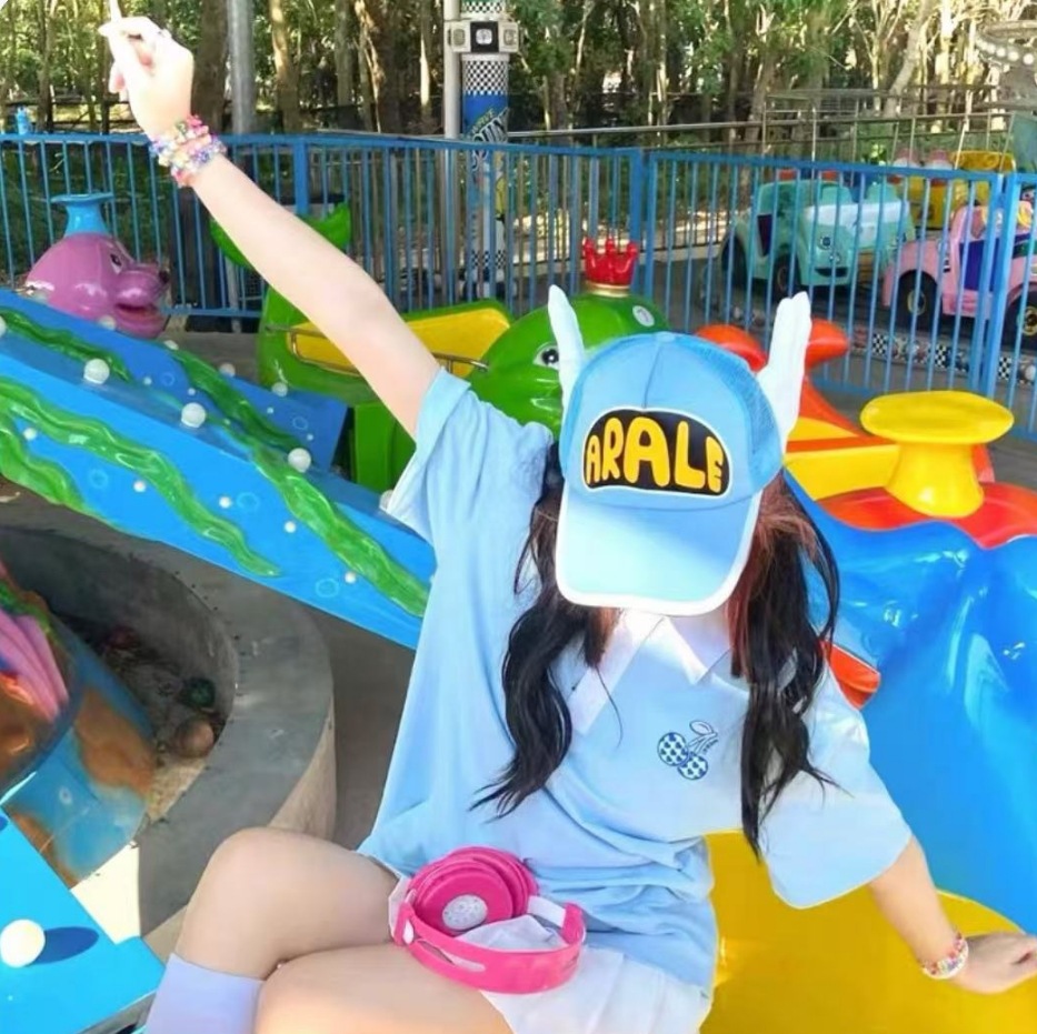 Picture of Korean-style Alalei Wings Baseball Cap Angel Cap Super Cute TikTok Same Style Adult Baseball Cap Outdoor Wings
