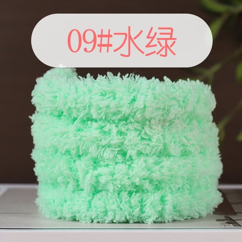 Picture of 15mm coral fleece twist bar super thick super dense handmade diy material bag puppy cat rabbit wool top