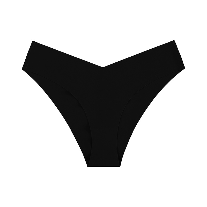 Picture of New European and American seamless ice silk underwear women's low waist plus size briefs breathable quick-drying yoga sports underwear women