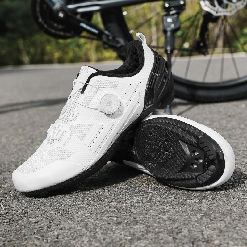 Cross-border trade breathable bicycle shoes cycling shoes men and women road bike lock shoes mountain bike booster shoes wholesale