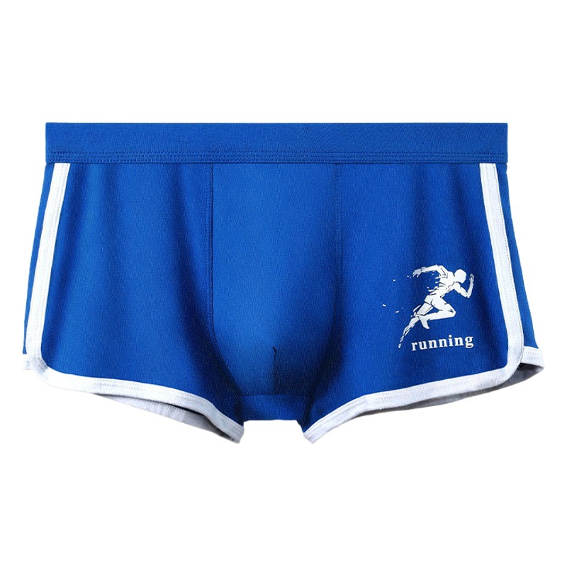 Men's Cotton Briefs Men's Printed Pants Summer Thin Breathable Comfortable Boys' Youth Sports Boxers