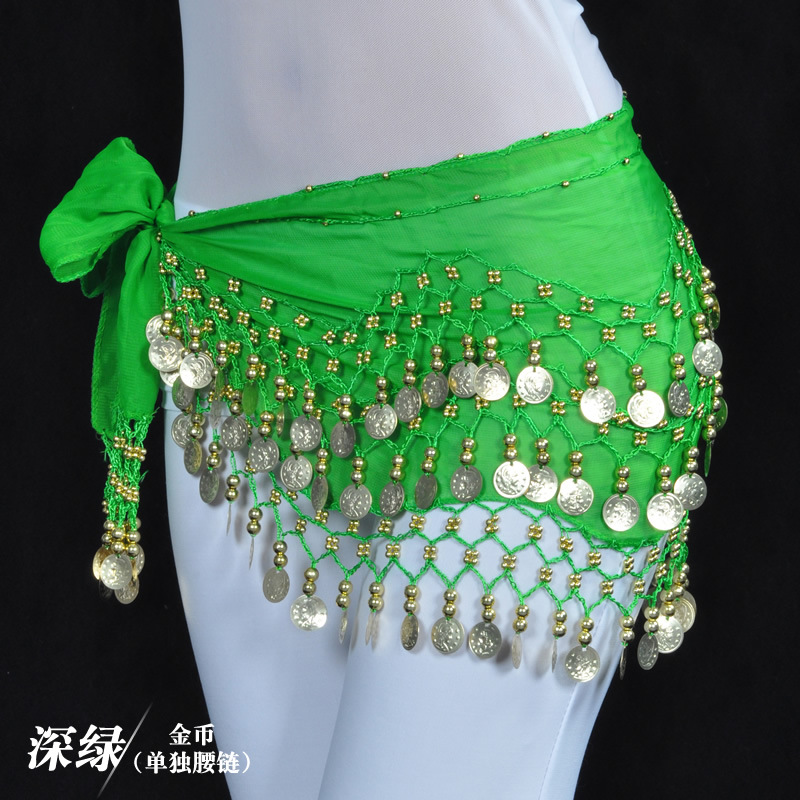 Picture of 128 currency belly dance waist decoration, belly dance clothing, belly dance belt, belly dance manufacturer belly dance waist chain
