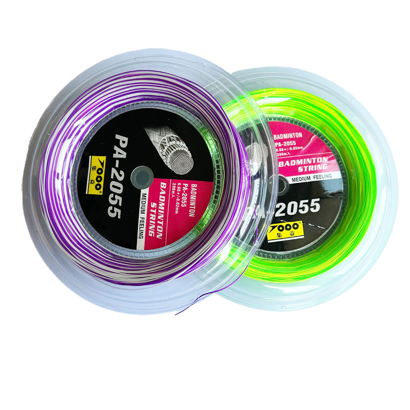 Picture of TOPO Jiyi large plate rainbow Badminton Line 200 m badminton double color line high elastic Badminton Line