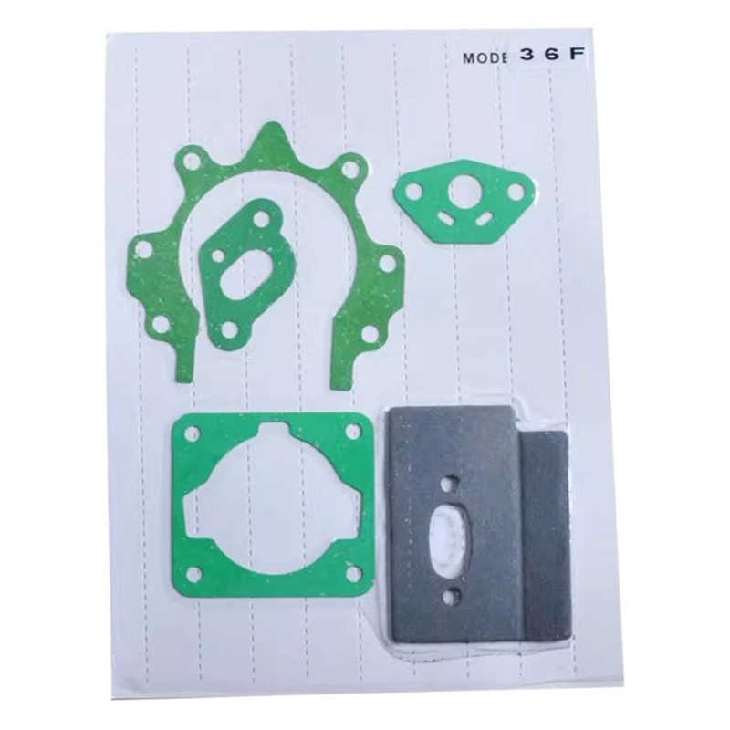 Lawn mower accessories paper pad carburetor pad cylinder pad intake pipe pad box pad muffler pad valve pad suit